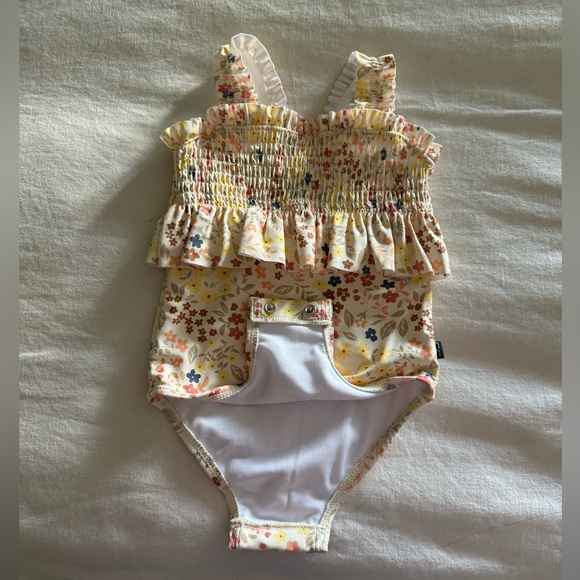 Modern Moments by Gerber Baby Girl Bubble Swimsui - Picture 2 of 4